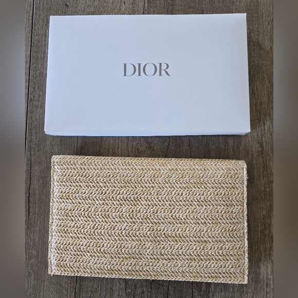 Dior Raffia Pouch - Picture 2 of 4